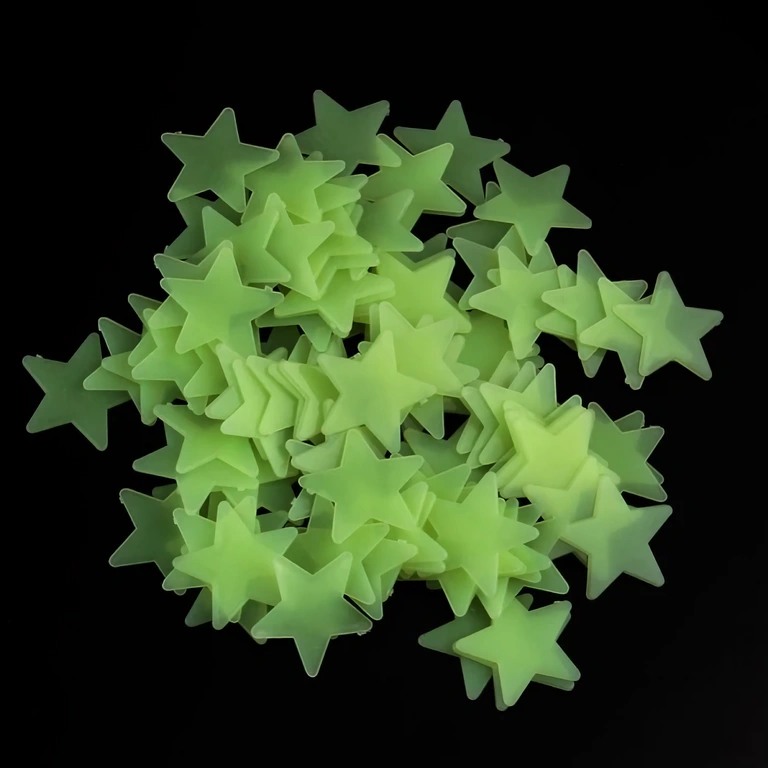 Dekorativa stjärnstickers för stjärnhimmel-effekt