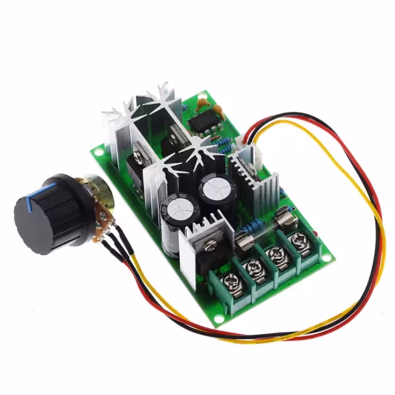 Hastighetsregulator DC 12V 24V 60V PWM | regulator för likströmsmotor 20A 1200W