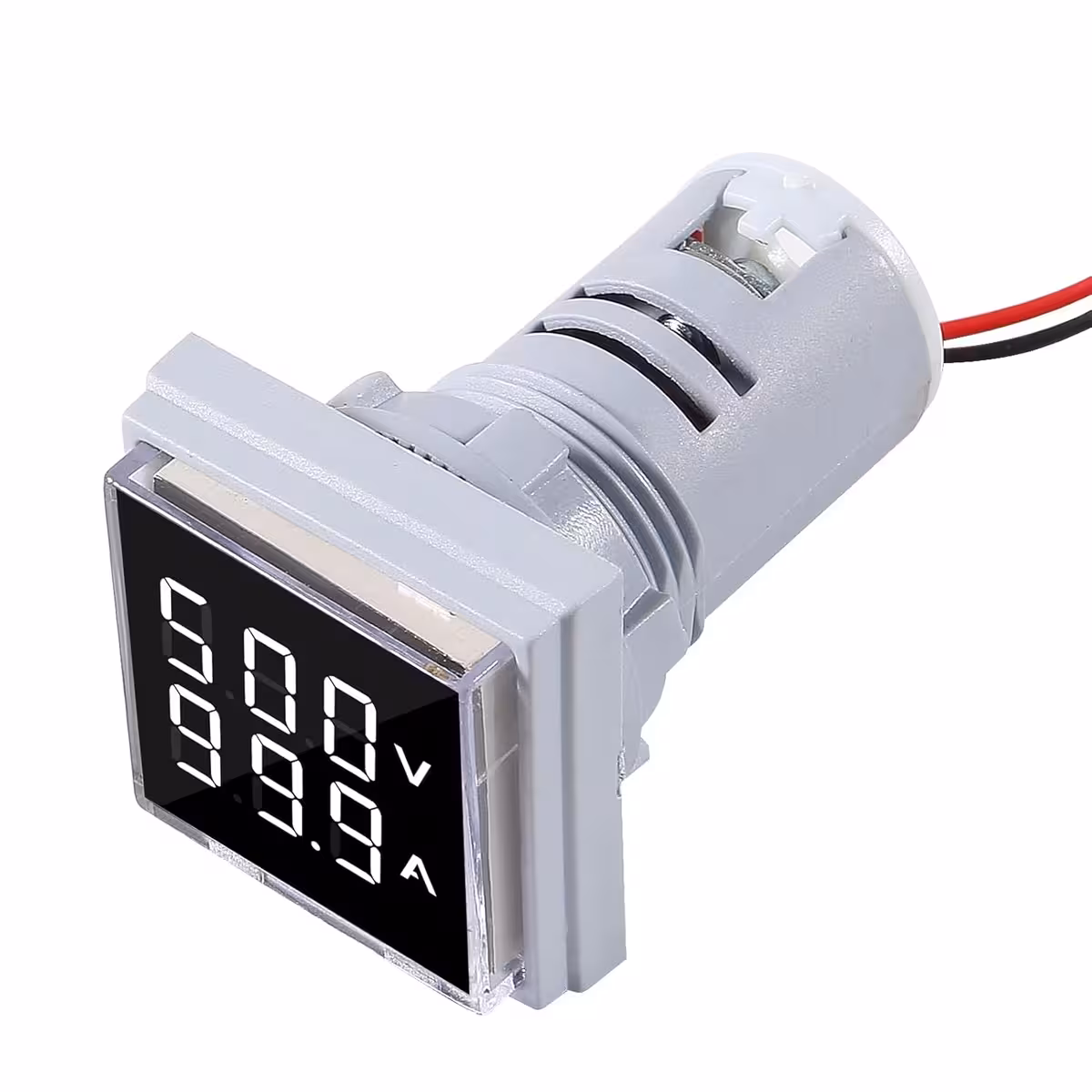 Tydlig display av spänning och ström