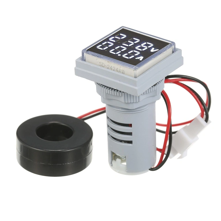 LED-display för volt- och amperemeter Digital display med hög ljusstyrka för AC-mätningar