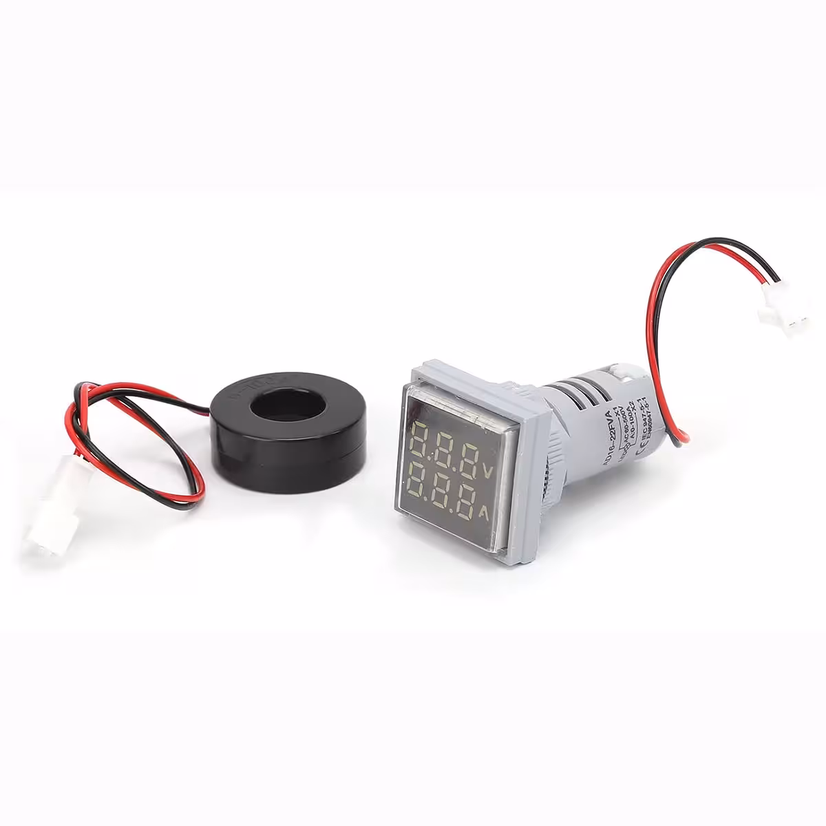 Volt- och strömmätare för montering i elskåp