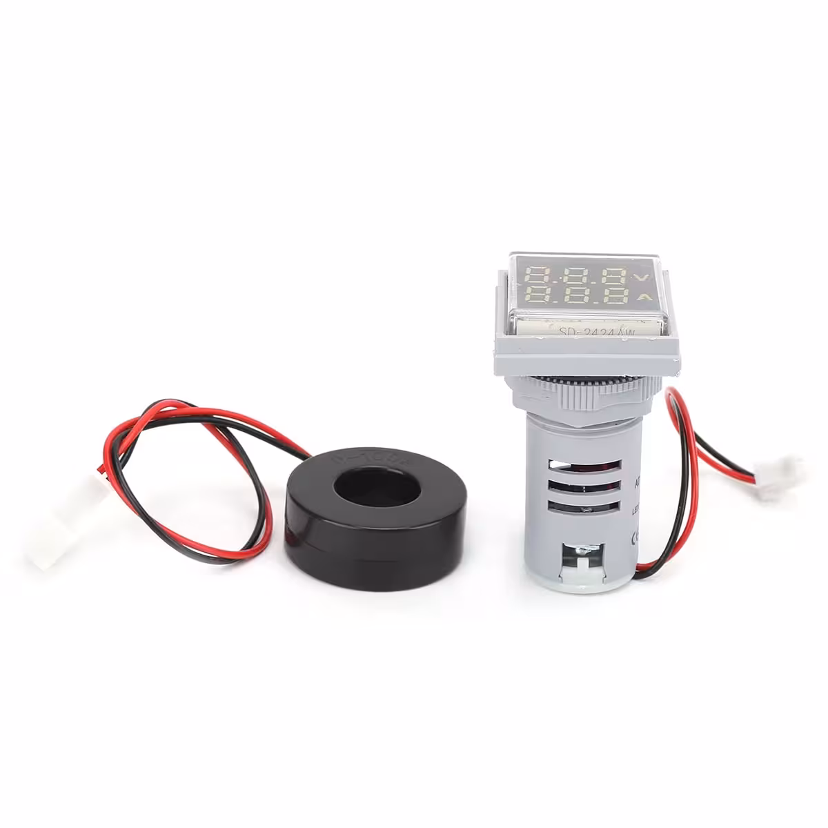 Monterbar enhet med vit kåpa och färgad LED