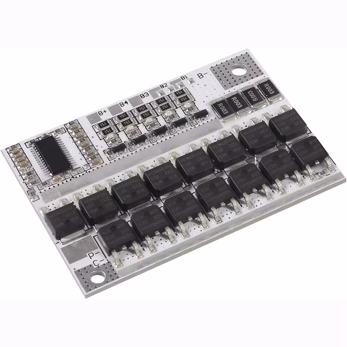 Skyddsmodul för 5 x 18650-batterier, skyddar mot överspänning, kortslutning och urladdning