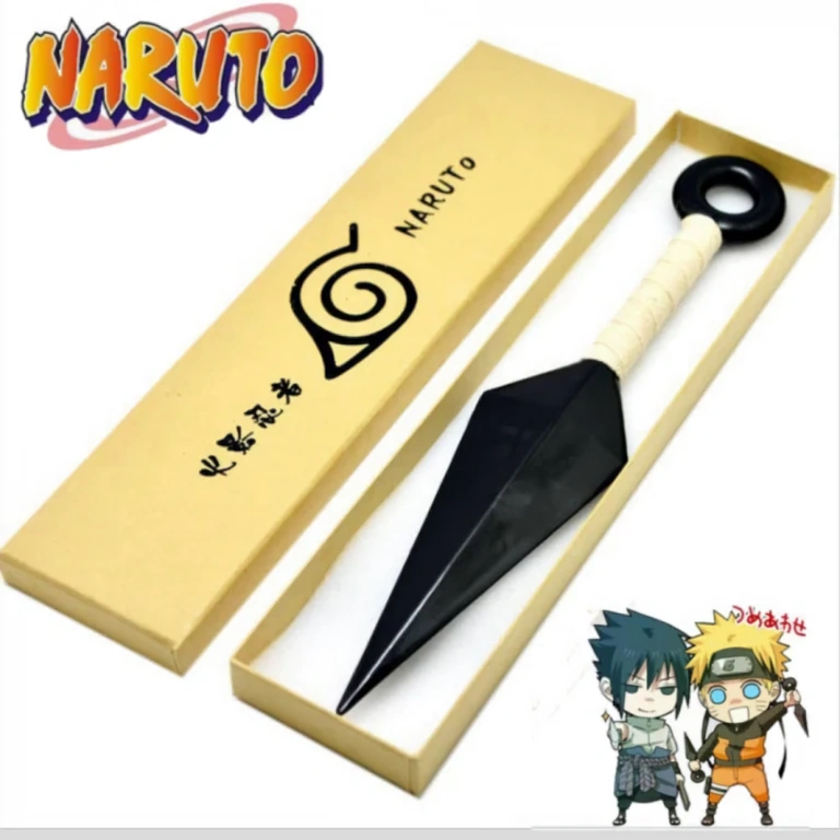 Ninja-kniv för barn – Naruto-modell Styliserad plastkniv för barn, inspirerad av Naruto-universumet