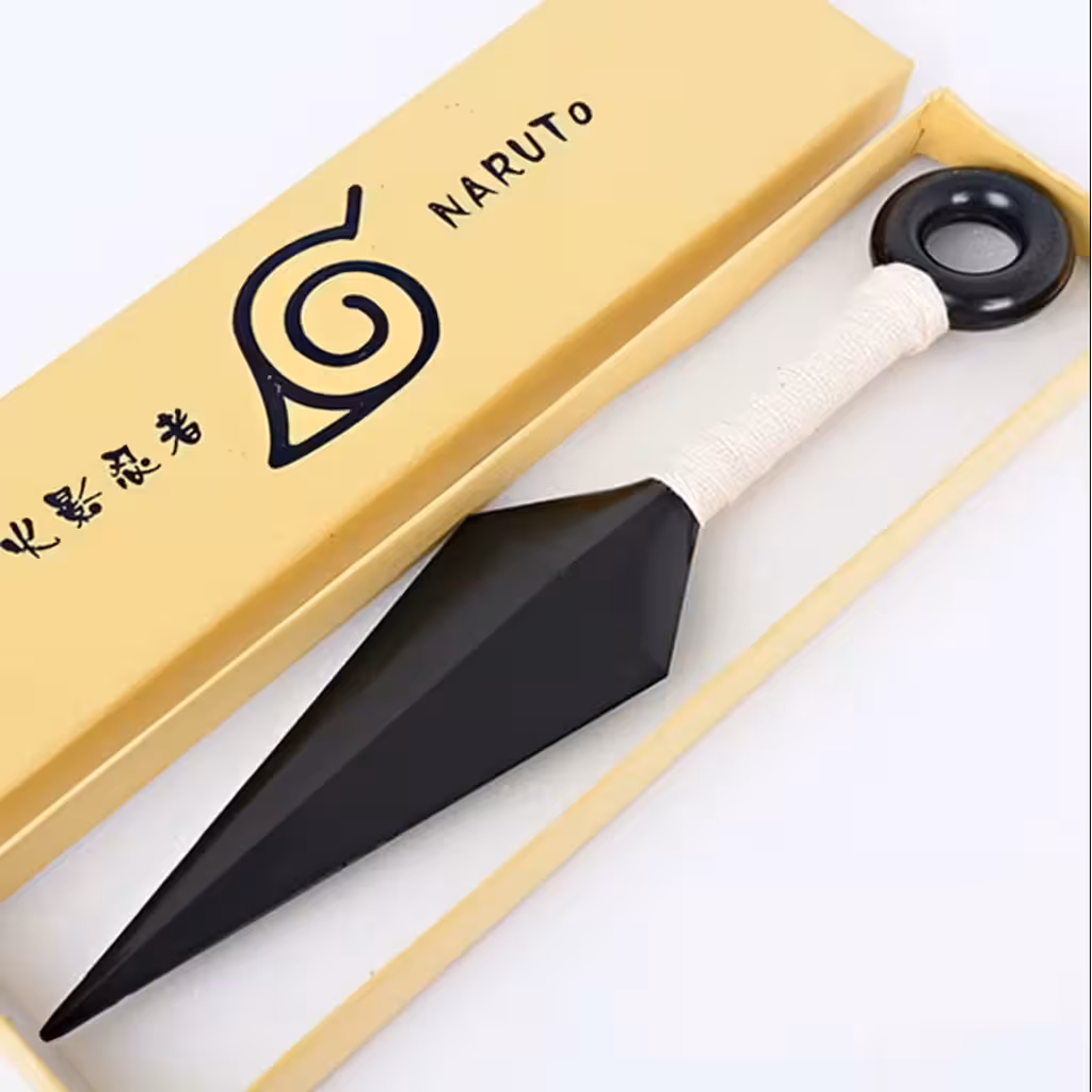 Ninja-kniv Kunai Naruto – 1:1 plastreplika för animefans