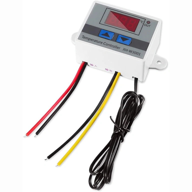 Digital temperaturkontroller 220V AC Digital termostat för inkubator, växthus, kläckeri eller elektriska apparater