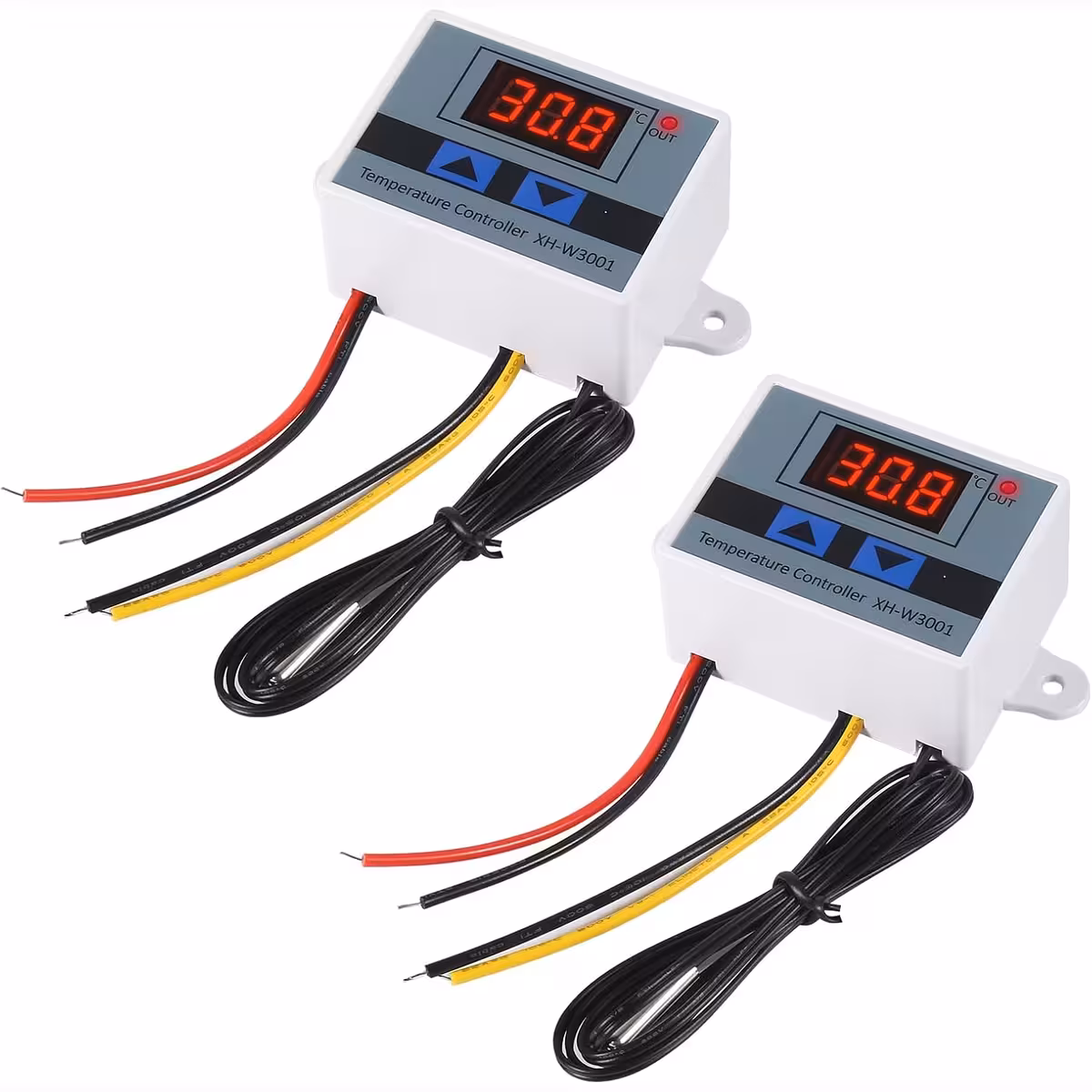 Termostat med två lägen: värme och kyla, -50 till +110°C