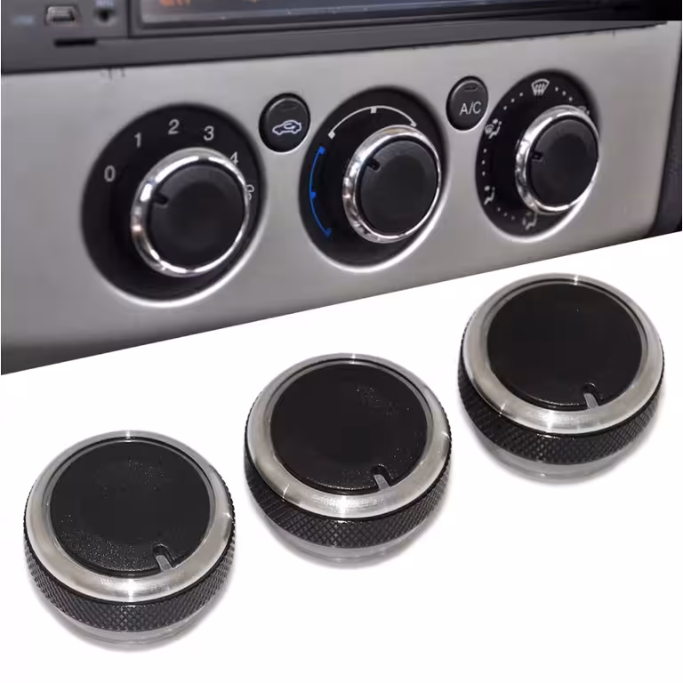 Klimatkontrollknappar Ford Focus 2, 3 & Mondeo 4 – set med 3 delar