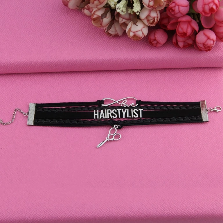 Läderarmband för urban eller professionell barbershop-stil