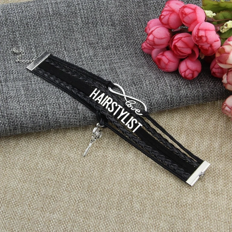 Personligt armband för barberare och frisörer