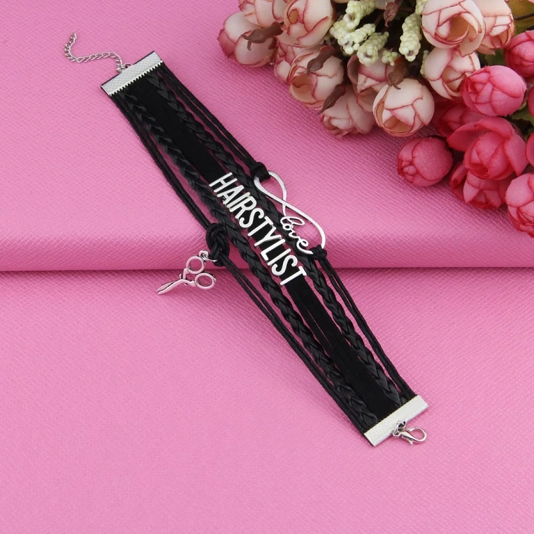 Flätad herraccessoar, perfekt för frisörer och barberare