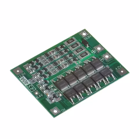 BMS 4S 40A skyddsmodul – laddning/ urladdning för Li-Ion 18650 14.8V batterier