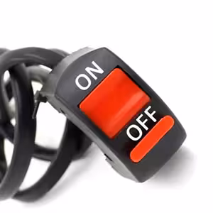 Styrknapp ON/OFF 12V–48V – för motorcykel, cykel, skoter, ATV