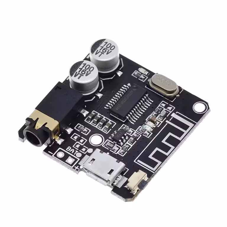 Bluetooth 5.0 ljudmottagare VHM-314 med USB – biladapter, extern ljudenhet, mobilapp