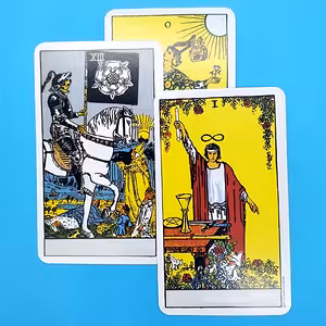 Spådomskort Romani Tarot Rider Waite – komplett set med 78 kort