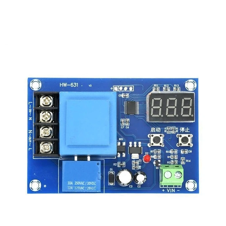 Laddningskontroller med AC 220V-ingång Elektronisk modul driven på 220V för kontroll av batterier 3,7-120V