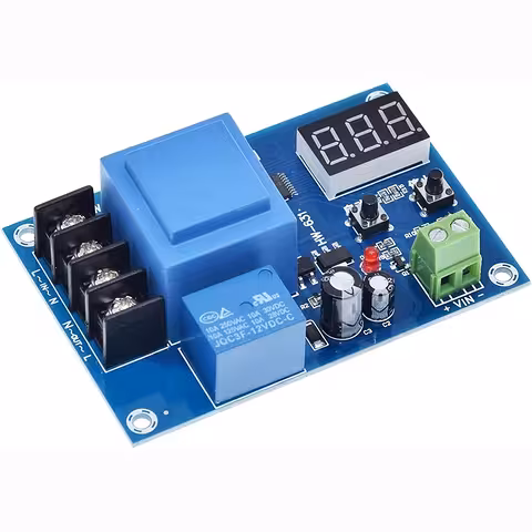 Laddningsmodul XH-M602 – justerbar spänningskontroller 3.7V–120V för bil, solpanel, UPS
