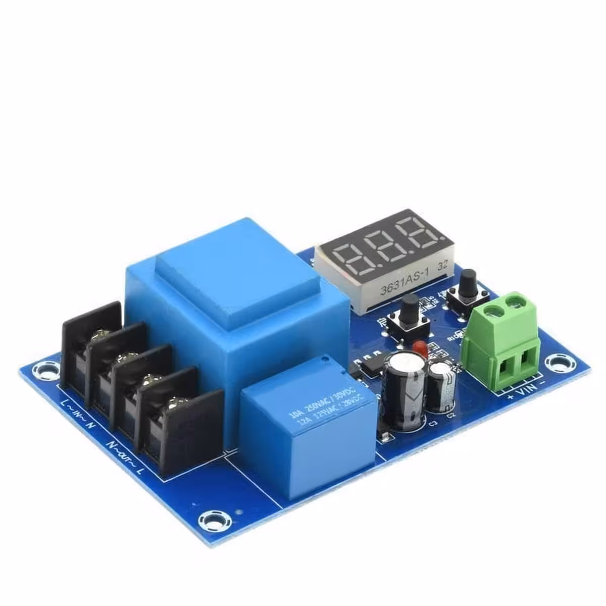 Regulator med funktion för automatisk avstängning av batteriladdning