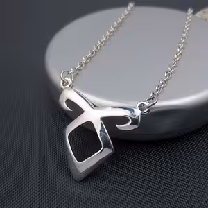 Halsband The Mortal Instruments City of Bones – Angel, silverfärgad fantasy