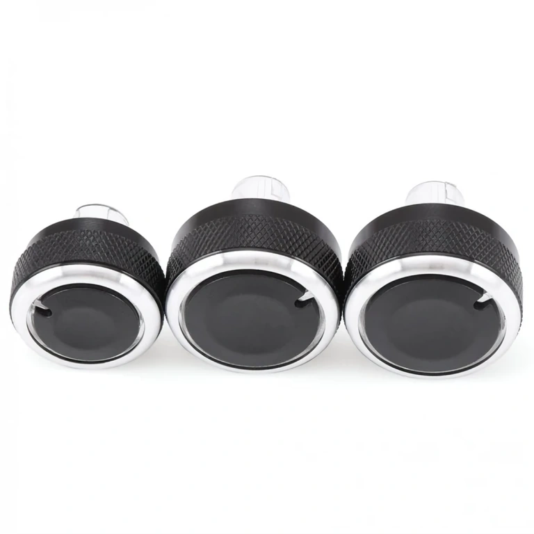 AC-panelknappar med modern design – komplett set med 3 st