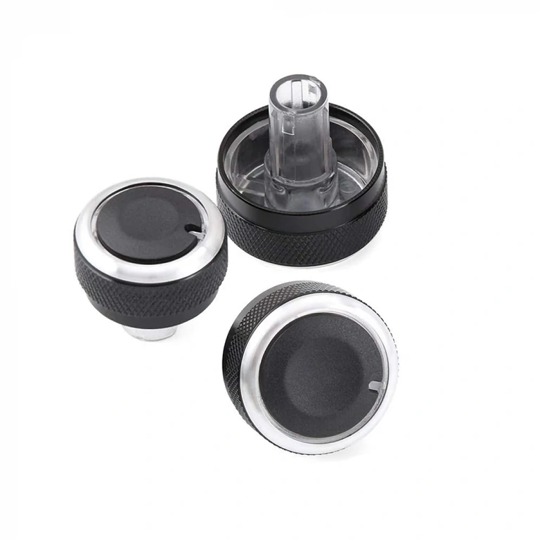 Roterande panelknappar för luftkonditioneringskontroll på VW