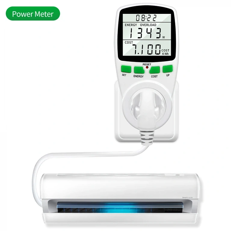 Strömmätare för enheter anslutna till vägguttag
