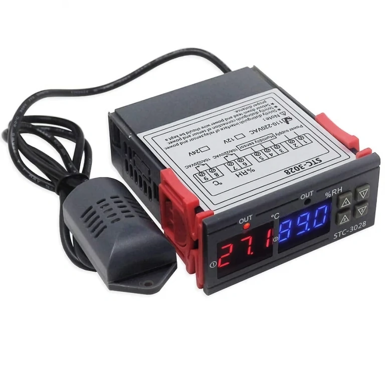 220V fuktstyrningsmodul med digital display STC-3028