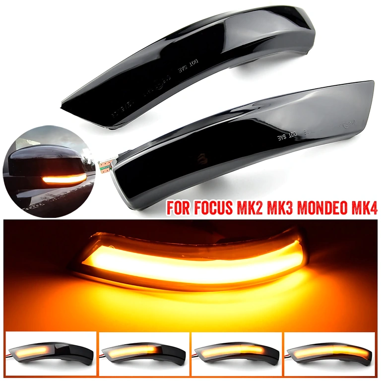 LED-uppgradering av backspeglar med sekventiell blinkers