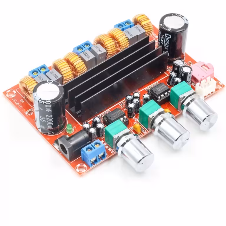 Stereo 2.1 Förstärkarmodul TPA3116D2 – 2x50W + 100W Subwoofer Klass D Audio