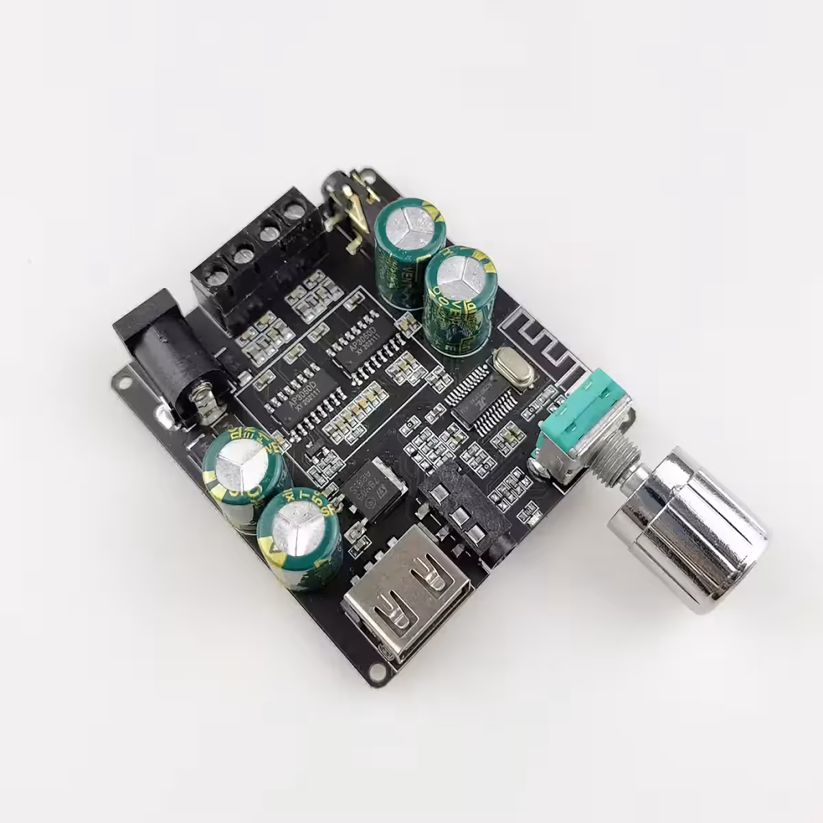 Klass D 2x100W stereoförstärkarmodul för olika användningsområden