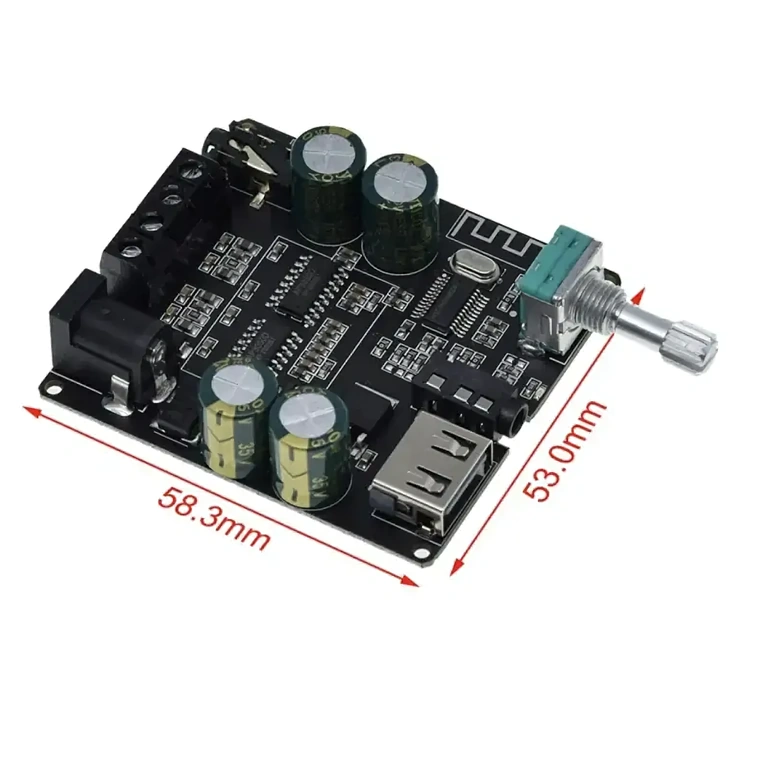 Kompakt Hi-Fi Bluetooth-förstärkare Kompakt Hi-Fi-modul med Bluetooth-anslutning
