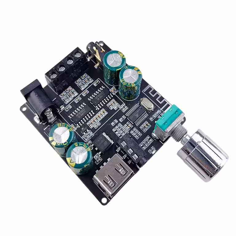 Bluetooth Hi-Fi Ljudförstärkare 2x100W Klass D – Professionell Bilstereo Modul