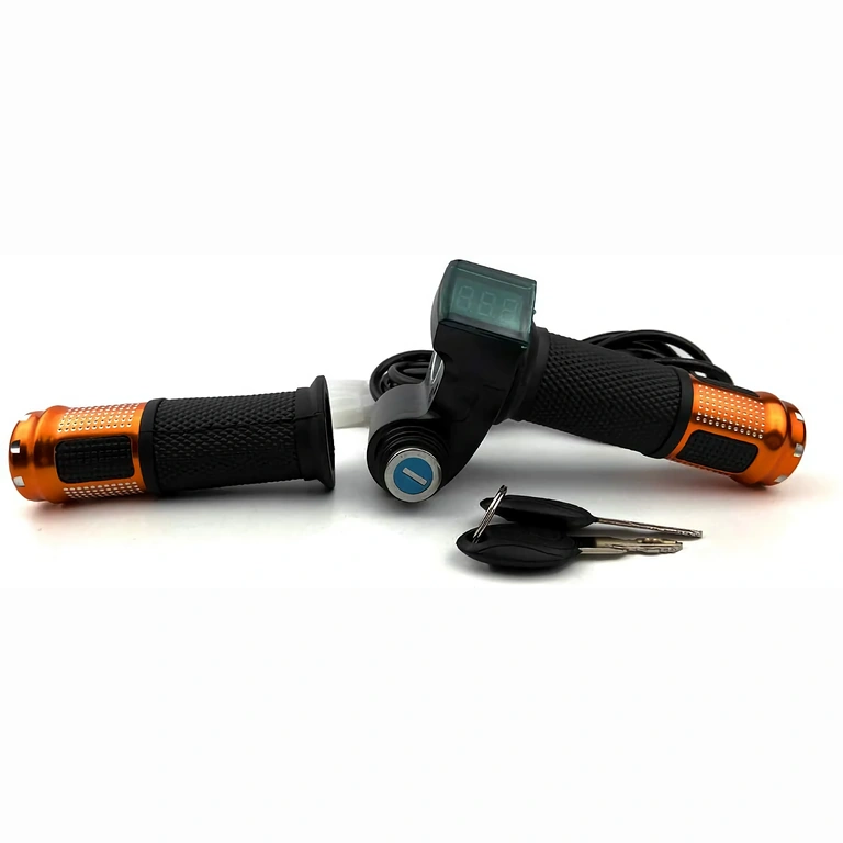 Set elektriska reglage för scooter eller cykel Komplett set gasreglage för acceleration och spänningskontroll