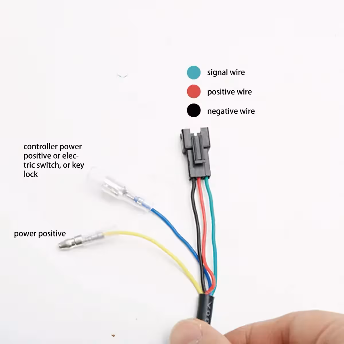 Monteringsinstruktioner för gasreglage med voltmätare och kontakt för elsparkcyklar