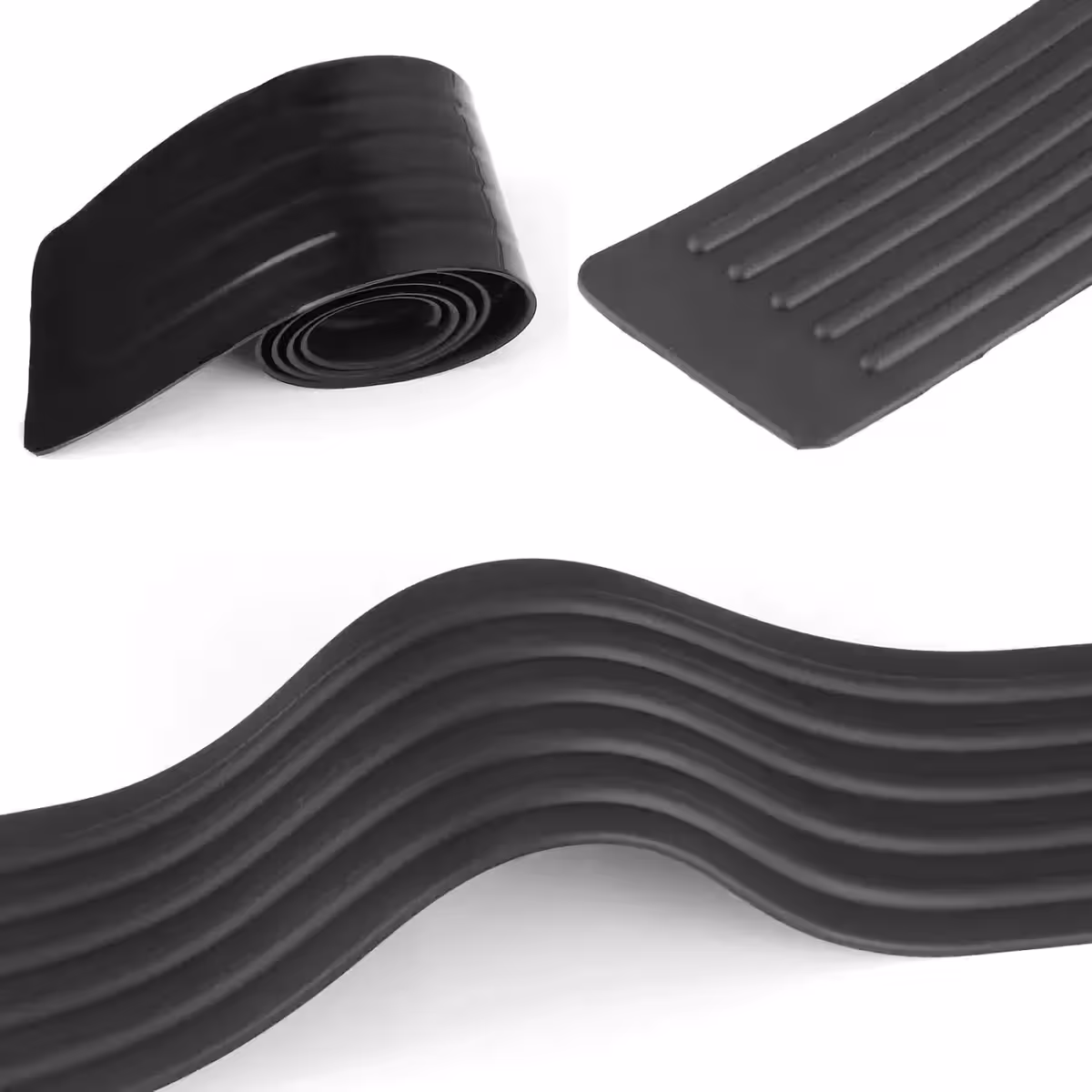 Gummi skyddskant för bagagelucka, universell