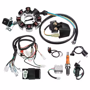 Komplett Elsystem för ATV Kinesisk 150cc–300cc – Full Kabelsats för Vertikal 4T Motor