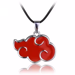 Naruto Akatsuki Röd Moln Halsband – Anime Cosplay Smycke