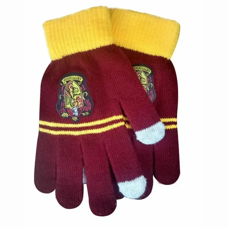 Harry Potter Hogwarts vintervantar Värmande Hogwarts-inspirerade Harry Potter-vantar för vinter och touch-skärmar