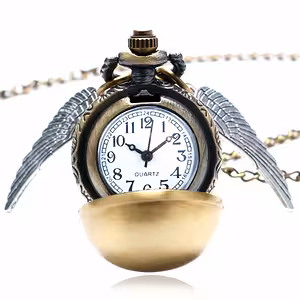 Fickur med Kedja – Harry Potter Golden Snitch Quidditch (Quartz)
