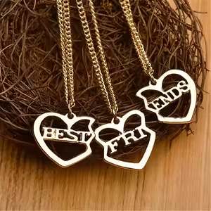 Set med 3 BFF-halsband för Barn – Best Friends Forever 3-i-1