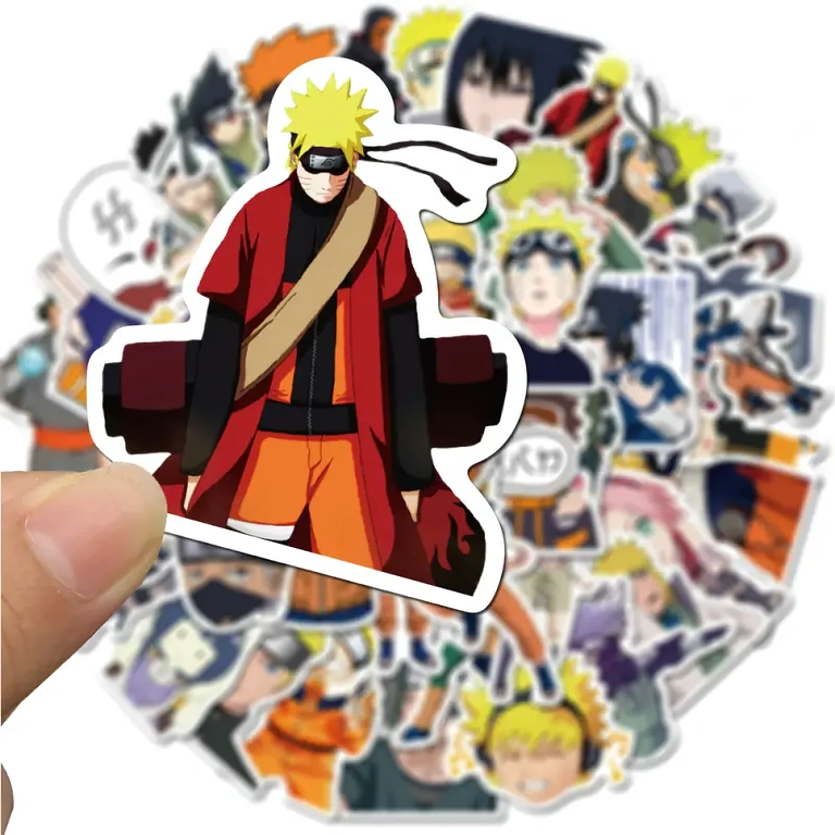 Naruto-stickes för laptop Självhäftande Naruto-klistermärken för laptopdekoration
