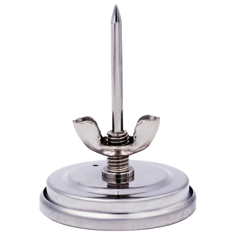 Klämtermometer för rökugn eller grill Stavtermometer med klämma för montering i grilllock