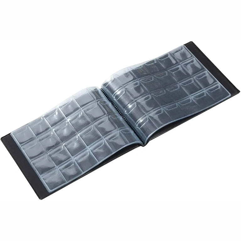 Stort myntalbum, 3x3 cm per fack