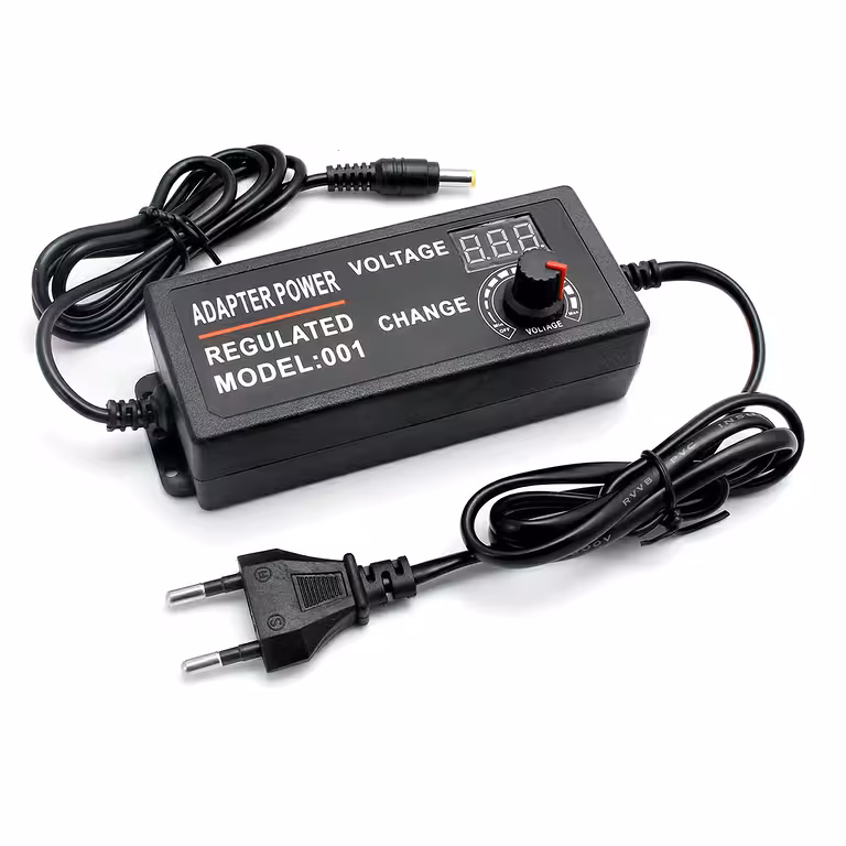 Universell Justerbar Strömadapter 3V–24V 3A – Variabel Spänningsregulator