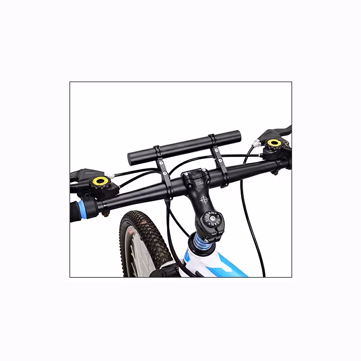 Förlängningsstång för montering av telefonhållare och lampor