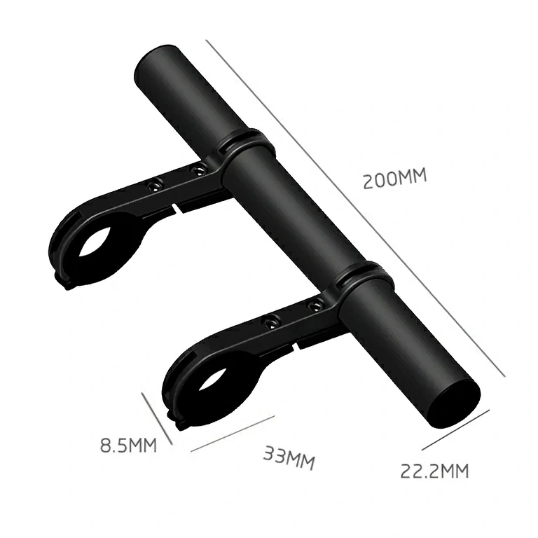 Aluminium greppförlängare för cykel – snabbmontering Styreförlängningsstång för cykel – lätt och hållbar