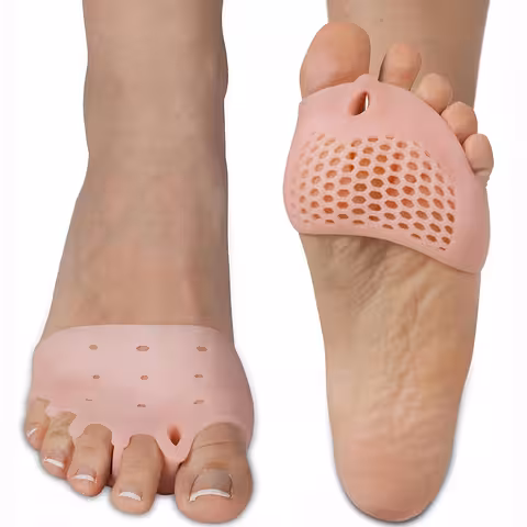Tåseparator och Korrigeringsskydd Hallux Valgus – Silikonskydd för Dag och Natt