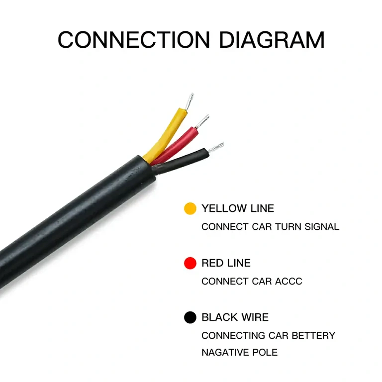 12V LED-ljusremsa för bilmontering framlyktor