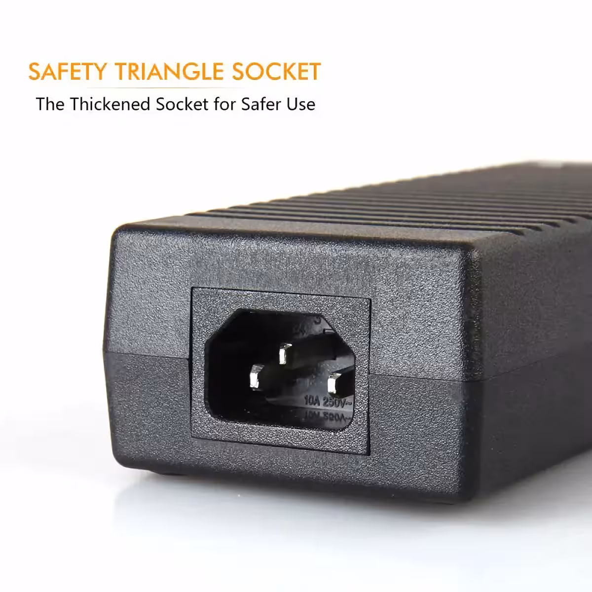 Strömadapter 220V AC till 12V DC, 10A, för bil- och elsparkcykelutrustning