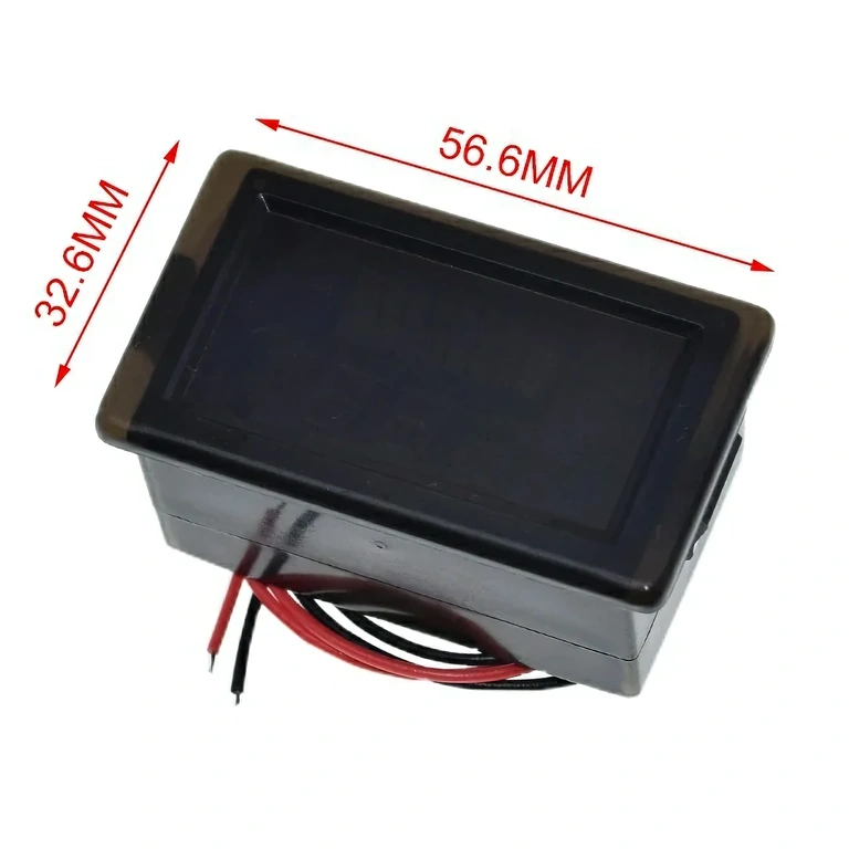 Spänningsindikator för bil, motorcykel, cykel, sparkcykel – vattentät och kompakt